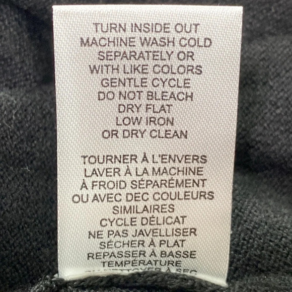 T Tahari Women's Black Long Sleeve Crew Neck Pullover Sweater Size XL - Picture 6 of 7